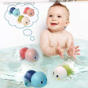 3PSCBATH Toys Baby Bath Toys For Kids 1-3Y Floating Wind-up Turtle Toys Pool Games Water Spela Badrum Badkar duschstrand Toys