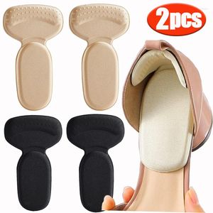 Kvinnors strumpor 1Pair Silicone Gel Insersoles Häl Spur smärtlindring Fotkudde Höga klackar Halv Insula Antiwear Protector Stickers Shoe Pads