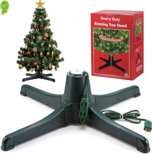 Electric Swivel Christmas Tree Stand Base - 360 Degree Rotating, Adjustable, Plastic for Xmas Trees & Holidays