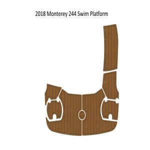 2018 Monterey 244 Swim Platfrom Step Pad Boat Eva Foam Faux Teak Deck Floor Mat