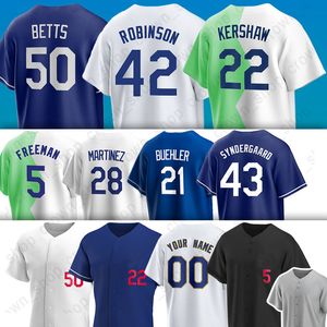 Mookie Betts Baseball Jerseys Dodgers Clayton Kershaw Freddie Freeman James Outman Yency Almonte Andy Páginas Miguel Rojas Austin Barnes Trayce Thompson