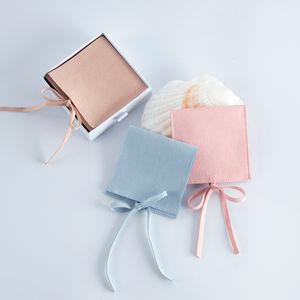 Sóias de jóias 10pcs bolsas de embalagem de microfibra para brincos de anel de casamento colar de Natal Presentes Bolsa de presente Smitle Velvet 230517