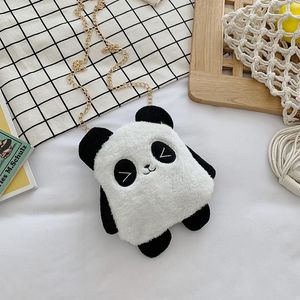 Borse cosmetiche Borsa piccola per bambini in peluche per donna 2023 Trend moda personalizzata Tracolla monospalla Cute Panda Mobile