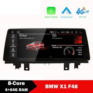 Android Car Multimedia Player Radio Stéreo GPS Navegação para BMW X1 F48 2016-2020 Unidade Chefe CarPlay Monitor IPS tela IPS