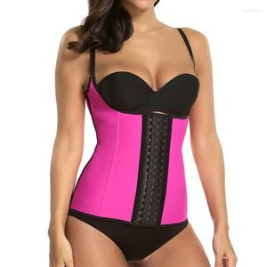 Shapers feminino Fajas femininas colombianas Shaper Shapewear Corset Vest Xs-6xl Latex 9 Aço com ganchos