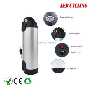 Free Shipping Li-ion Rechargeable 36v 48v water bottle Electric bike battery 250w 350w 500w 750w 10Ah-17.5Ah Ebike battery pack