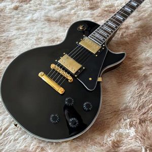 1960s black custom electric guitar gold hardware classical version factory direct15663