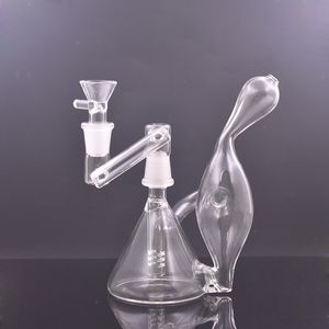 Queimador de vidro de vendas quente queimador de vidro Bongohs klein tornado percolator reciclador tubula de água 14 mm plataformas de óleo articular