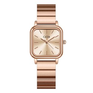 女性用時計時計高品質の高級ファッションニッチデザインセンススチールバンドQuartz-Buartz Luminous