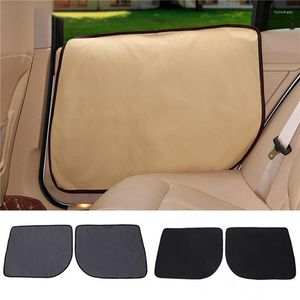 Dog Car Seat Covers Bite-resistant Decoration Anti-Scratch 2Pcs Side Door Window Protector Protective Pad Guard Oxford Cloth Mat Pet Nest De