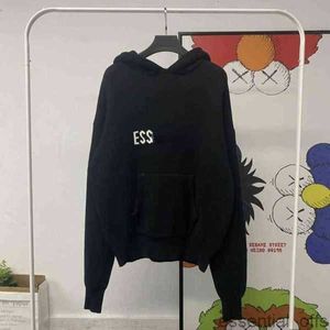 ES Hoodie Turtleneck Jumpers Loose Свитера повседневные трикотажные вязание.