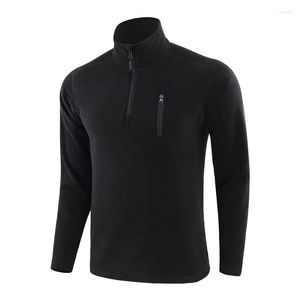 Racingjackor Vuxen Cycling Base Layers Jersey Fleece Long Sleeves Men Running Sports Thermal Windproof Apparel Riding Clothing