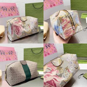 Makeup Bags Designer Bag Cosmetic Bag Toiletry Bag Women Designers Toiletrys Pouch Womens Purses Fashion All-match Flower Handbag 230420