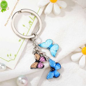 New New Dazzle Butterfly Portachiavi in metallo Portachiavi con animali carini per le donne Borsa per auto Portachiavi Accessori per regali di amicizia creativa