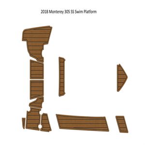 2018 Monterey 305 SS Swim Plantfrom Pad Pad Boat Eva Foam Faux Teak Deck