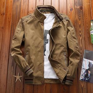 Jackets masculinos 2023 Autumn Men Cotton Bomber Jacke