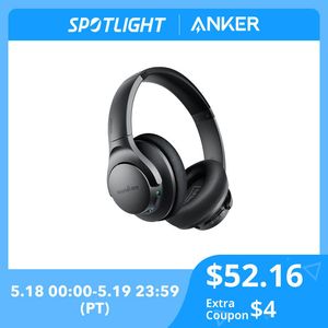 Cell Phone Earphones Anker Soundcore Life Q20 Headphone Noise Cancelling Aktif Hybrid Bluetooth Over Ear Nirkabel 230517