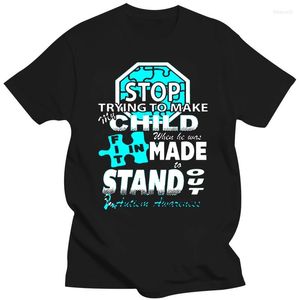 Men's T Shirts Create Fitted Autism Awareness Shirt Humorous Cool Leisure Gray Clothes 2023 Big Size 3xl 4xl 5xl Hiphop Top
