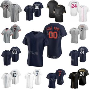 Team Baseball 13 Eric Haase Jersey 39 Zach McKinstry 24 Miguel Cabrera 60 Akil Baddoo 7 Jonathan Schoop 34 Jake Rogers Space City Connect FlexBase Custom Men Youth L-H