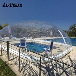 Vendita calda Popolare gonfiabile Copertura per piscina invernale gonfiabile piscina di acqua tenda cortile piscina copertura tende a bolle