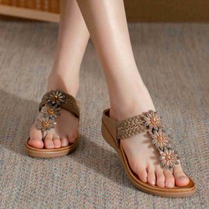 Slippers Top Summer Slippers For Women 2023 Toe Fringe Slipper Fish Mouth Platform Multicolor Embroidered Slippers Ladies Beach Sandals