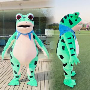 Fantasia de tema Simbok Mascot Frog Cartoon Doll traje para adultos roupas de performance de performance para adultos roupas de boneca modelo de boneca 230517