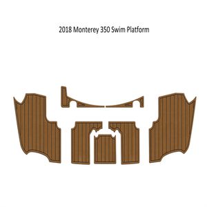 2018 Monterey 350 Swim Plantfrom Pad Pad Boat Eva Foam Faux Teak Deck Mat