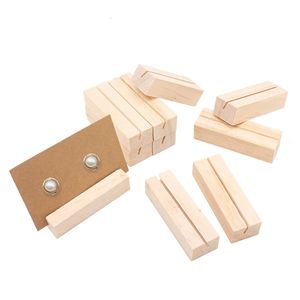 Brincos de suporte de jóias Exibir colar de anel de base de madeira Stands Setors Brincha Cartões de varejo Wood Shop 230517