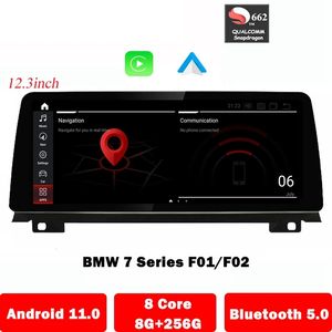 12,3 polegadas BMW Android Car Radio Multimedia Player para BMW 7 Série F01 F02 2009-2015 NBT CIC Autoaudio GPS Navigation estéreo