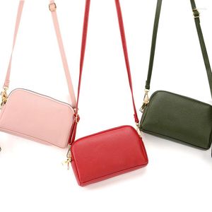 Evening Bags Fashion PU Leather Shoulder Crossbody Bag Female Luxury Design Purse And Handbags For Women Simple Shell Phone Satchels Bolsa