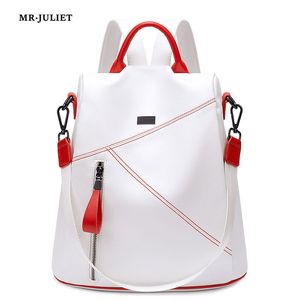 Rucksack, schlicht, modisch, mehrfarbig, vielseitig, weiches Leder, großer Rucksack, Reisetasche 230518