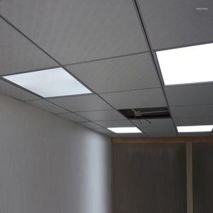 Luzes de teto Painel de LED Decoração de gesso plana placa de gesso