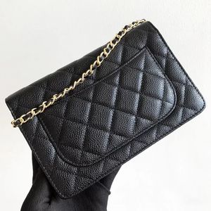 간단한 여성 크로스 바디 휴대 전화 가방 고품질 가죽 체인 롬 보이드 격자 작은 사각형 가방