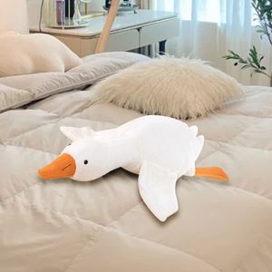 50 cm Big White Goose Plush Toys Big Duck Doll mjuk fylld djur som sovande kudde kudde julklappar för barn och flickor djur lugnar sänggåendet mjuk plysch leksak