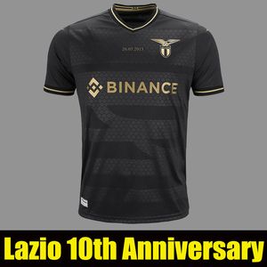 LAZIO 2023 COPPA 10 주년 축구 셔츠 22 23 24 Home Away Away Soccer Jersey