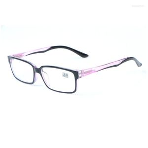 Solglasögon Mans kvinnas läsglasögon fyrkantiga bekväma vilda magnifier Black Fight Color 1.0 till 4.0 R210