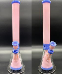 Vintage Premium Beaker Glass Bong Hookah Water Smoking Pipe 18inch Original Glass Factory made can put customer logo by DHL UPS CNE