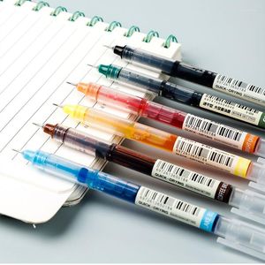 30 color o dużej pojemności Szybki suszący prosty płynny żel Pen 0,5 mm Rollerball School Office Journals Rysowanie znacznika sztuki