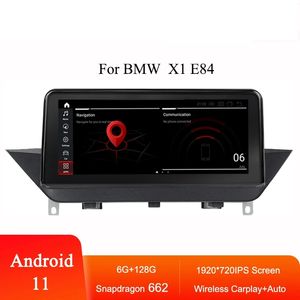 10.25 inchhd araba Android Radyo Oyuncusu Apple Carplay GPS Navigasyonu BMW X1 E84 Bluetooth Multimedya Dokunmatik Ekran Monitörü