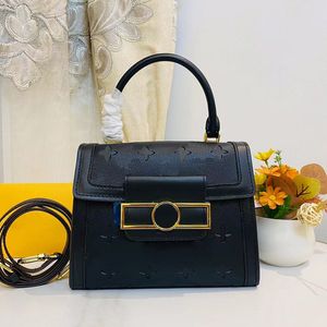 Designer Bag Womens Fashion Leather Handbag Mini Portable Shoulder Bag Vintage Embossed Crossbody bag Temperament purse #46135
