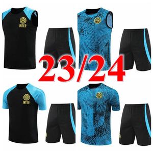 2023 2024 INTRES Mens e Kids Soccershort Sleeve Tracksuit Kit 23/24 Homens e meninos Treinamento de futebol Treno de trajes Chandal Futbol Sobreviver