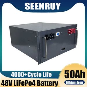 SEENRUY 48V 50AH Lifepo4 2.4kwh Lithium Batterry Bluetooth APP Lithium Iron Phosphate RS 485 Communication Base