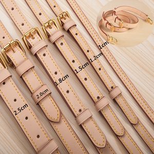 Bag Parts Accessories 63CM140CM Genuine Leather Replacement Belt Crossbody Strap Purse Handles Luxury Adjustable Shoulder Women Accessorie 230517