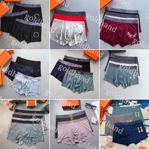 Underbyxor Luxury Mens Boxers Designer Letter Printed Breattable Underpant Brand High Quality Boxer Shorts 3Pce/Box