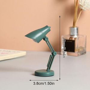 Table Lamps Reading Lamp 2W LED Folding Mini Light 180 Adjustable Desktop Night Type 2 Green