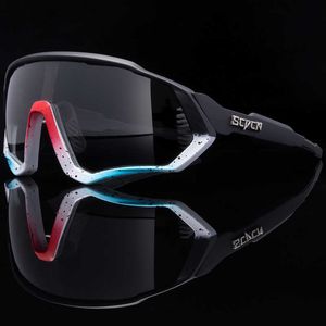 Outdoor-Brillen Neue polarisierte Sport-Fahrradbrille Mountainbike-Brille UV400 Photochrome Rennrad-Fahrradbrille MTB-Sonnenbrille P230518