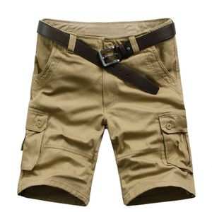 Shorts masculinos Chegada de alta qualidade Men de camuflagem Bermuda Bermuda Casual Multi Pockets Tactical Military Shorts para homens 230518