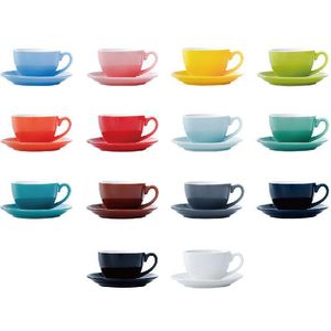 Coffee Tea Sets 220Ml Ceramic Cups Latte Cappuccino Afternoon Mug With Saucer Birthday Set Drop Delivery Home Garden Kitchen Dinin Dh38E