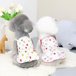 Abbigliamento per cani Abito per gatti Abbigliamento estivo per animali domestici Costume per cuccioli Barboncino Bichon Maltese Yorkshire Terrier Vestiti di Pomerania Yorkie