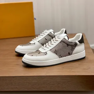 RIVOLI Sneakers Herrenschuhe Sneaker aus gespleißtem Rindsleder und Jacquard-Stoff Hergestellt in Italien Logo-Stickerei Gummi-Außensohle 12